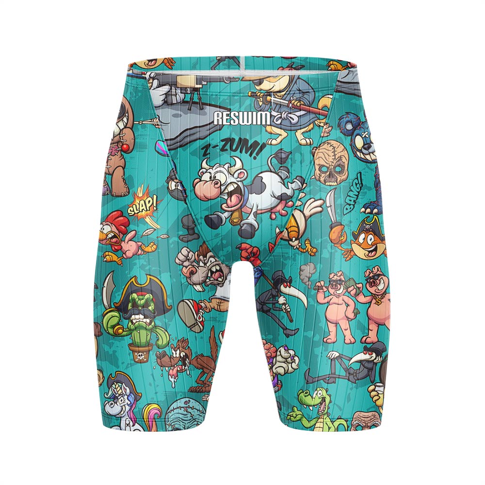 Funny Swim Jammer Swimsuit Sho - Swim Trunk Quick Dry ulasan dan harga