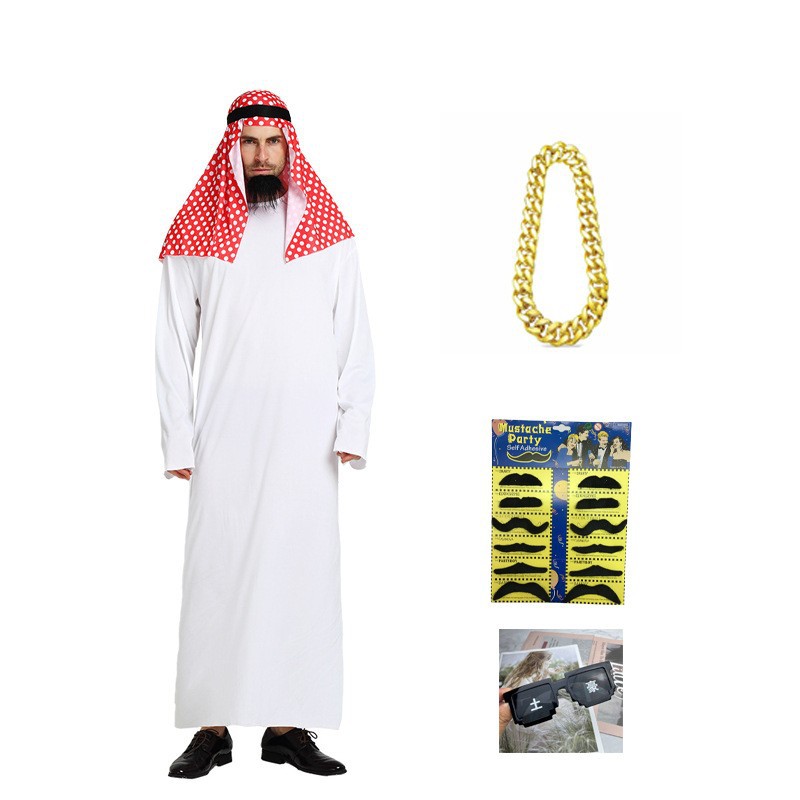 Men's Arab Cosplay Robe Golden - Sunglass Retainer Cord ulasan dan harga
